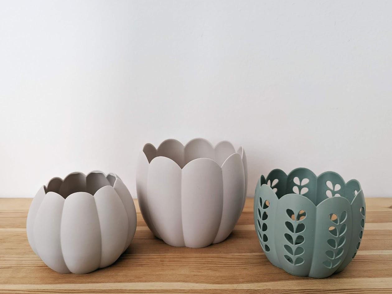 Decorative 3D Printed Planter, Plant pots