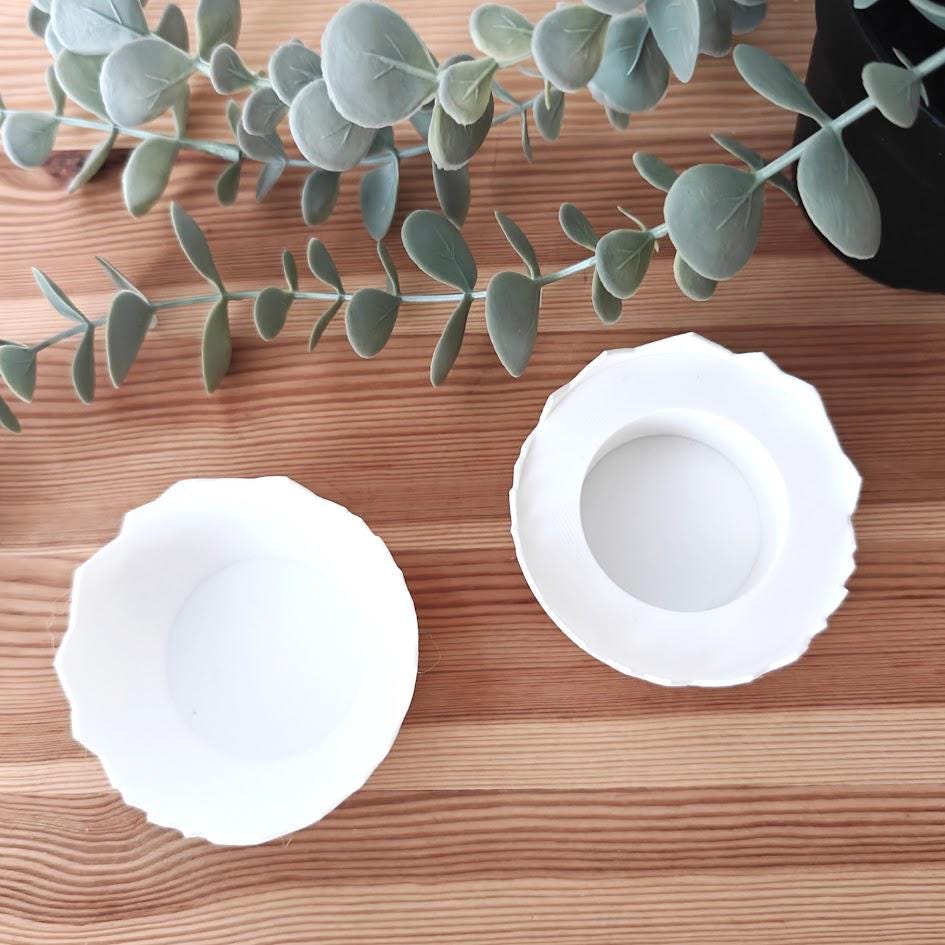 Eggshell Tealight Holder and Small Decorative Bowl, Easter Decoration, Spring Decor, Housewarming Gift, 3d print