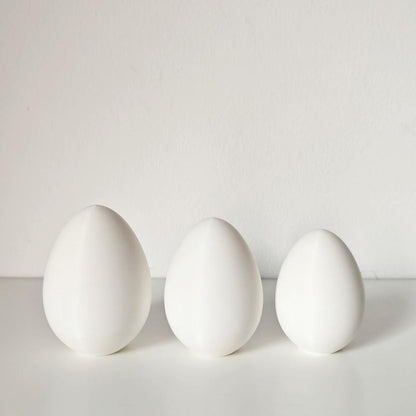 White 3D Printed Eggs, Plain Eggs for DIY Projects, Blank Egg Coloring, Easter Egg Paint, Easter Crafts, Table Decorations