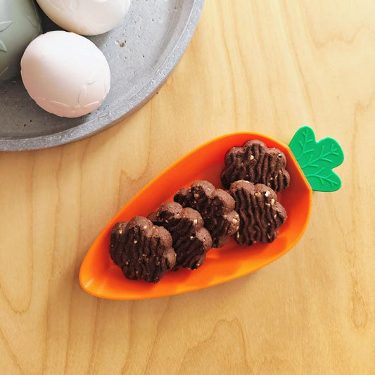 Carrot Bowl, 3D Printed Easter Candy Dish, Spring Table Decor, Easter decoration, Orange and Green Cookie Tray, Sweets Holder, Serving Dish