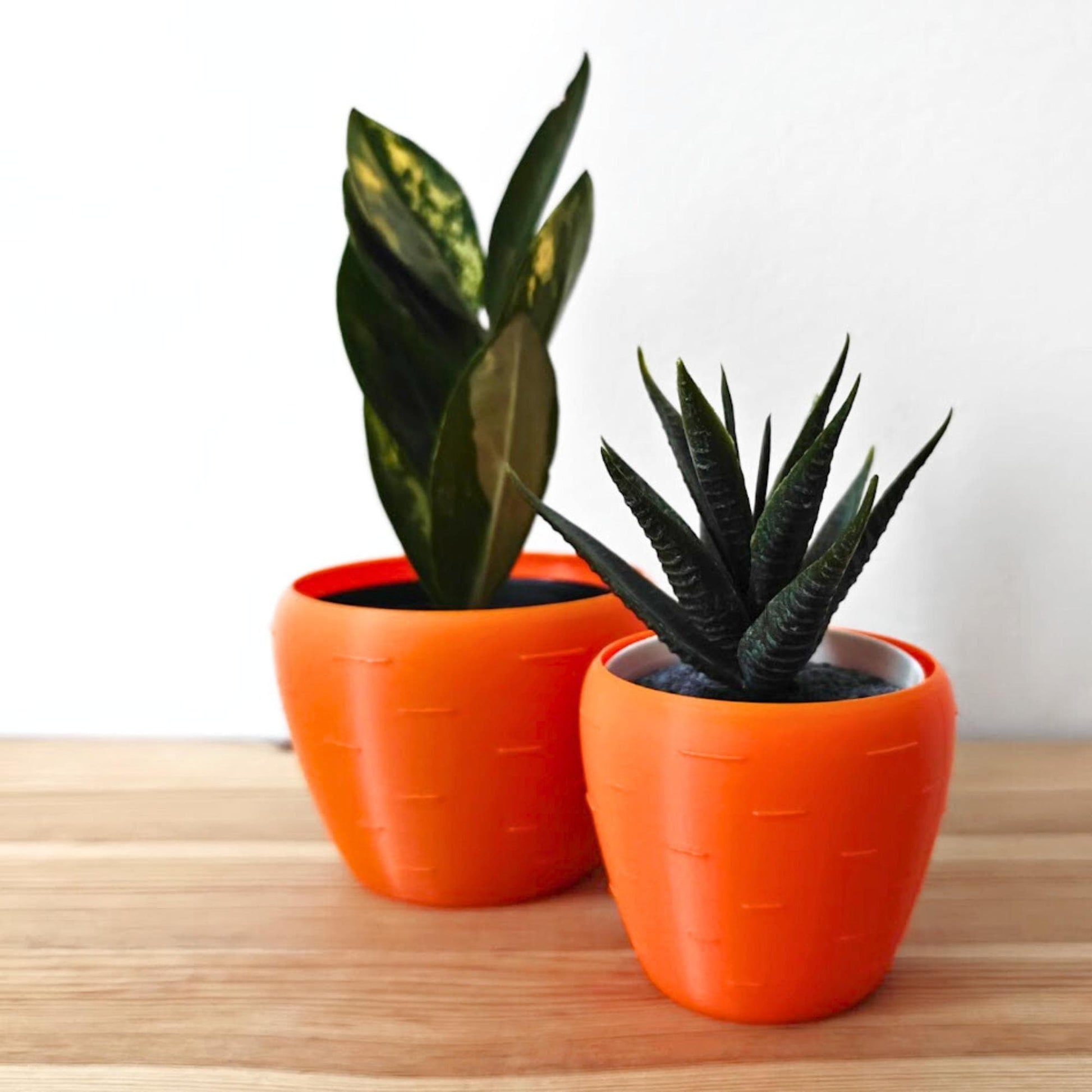 Carrot Planter, Easter Decoration, 3D Printed Pot for Succulents, Spring Home Decor, Housewarming Gift