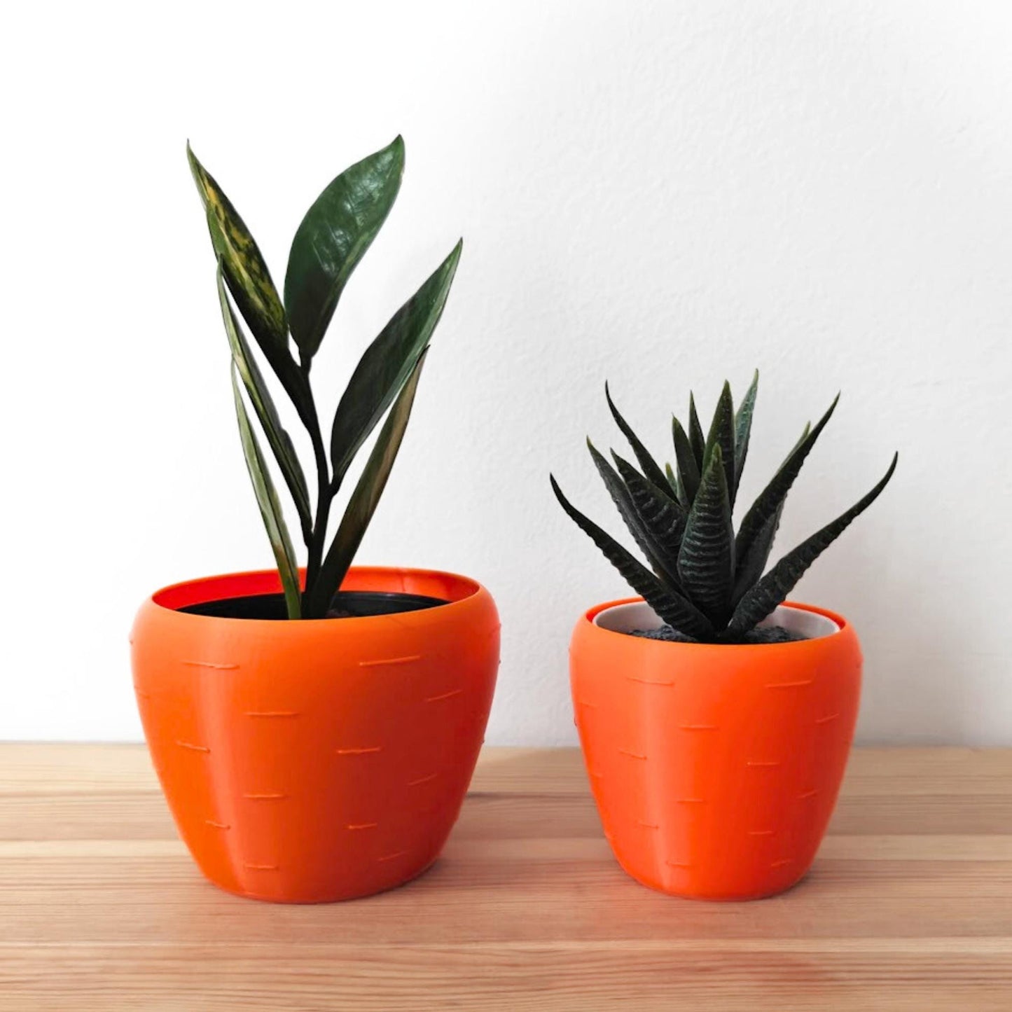 Carrot Planter, Easter Decoration, 3D Printed Pot for Succulents, Spring Home Decor, Housewarming Gift