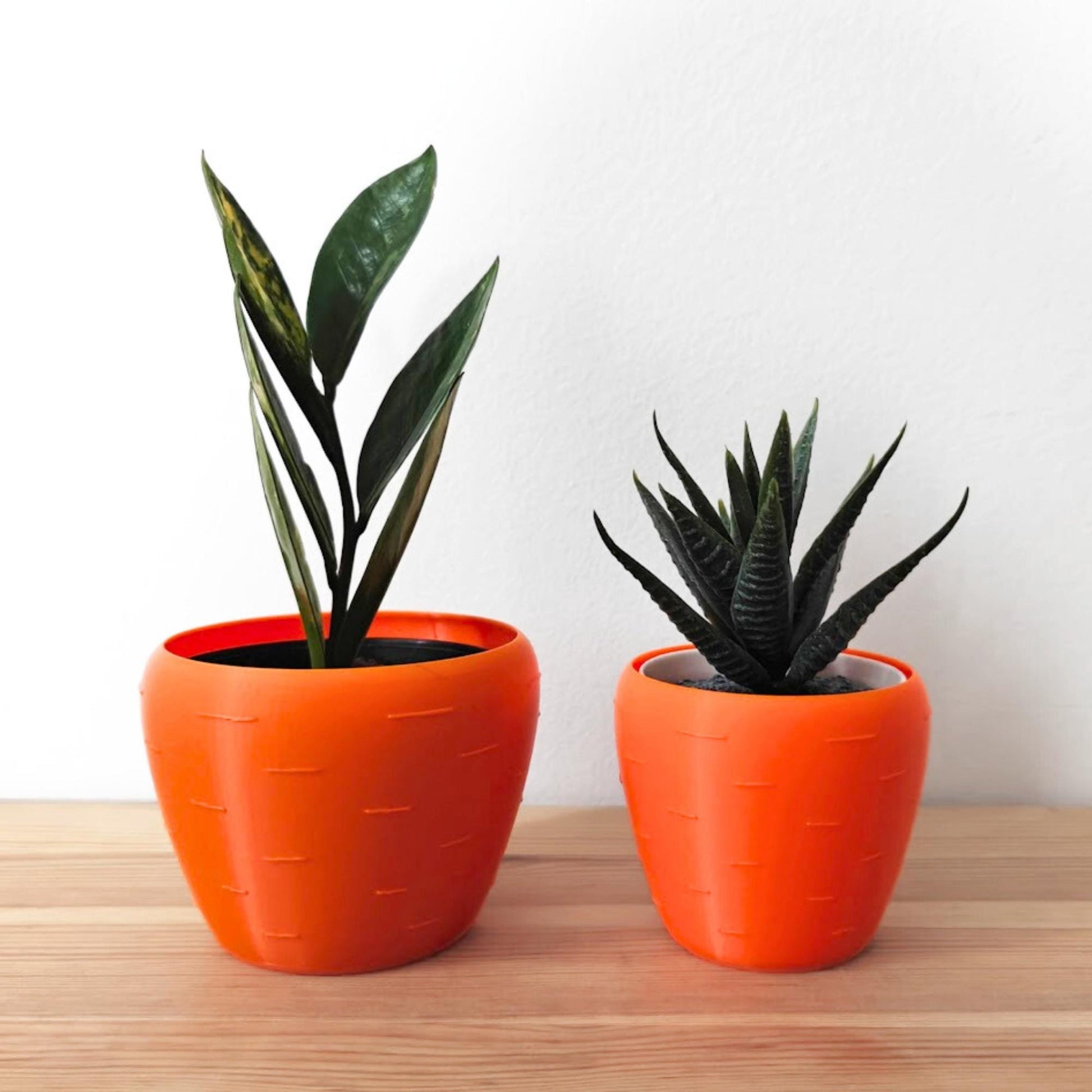 Carrot Planter, Easter Decoration, 3D Printed Pot for Succulents, Spring Home Decor, Housewarming Gift