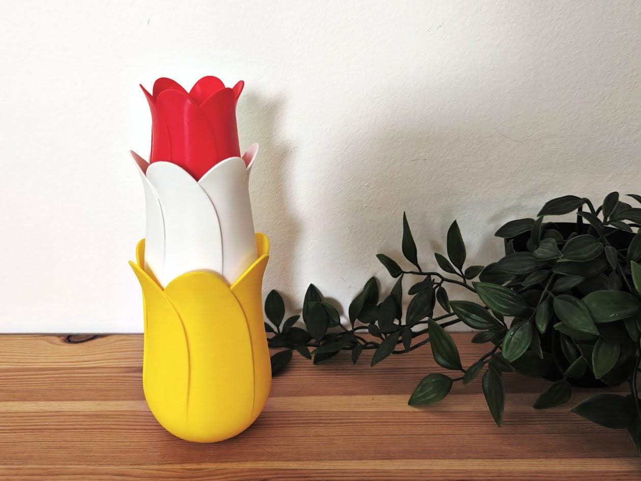Tulip Holders, Tabletop Organizer, Mother’s Day Gift & Spring Decor, Desk Organizer, Tabletop Decor, Housewarming Gift, 3d print