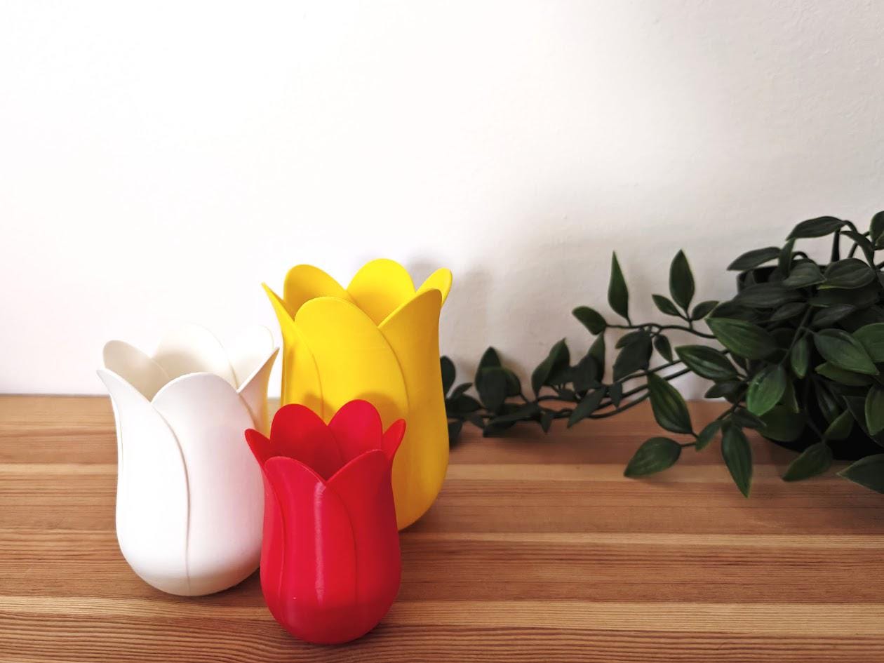 Tulip Holders, Tabletop Organizer, Mother’s Day Gift & Spring Decor, Desk Organizer, Tabletop Decor, Housewarming Gift, 3d print