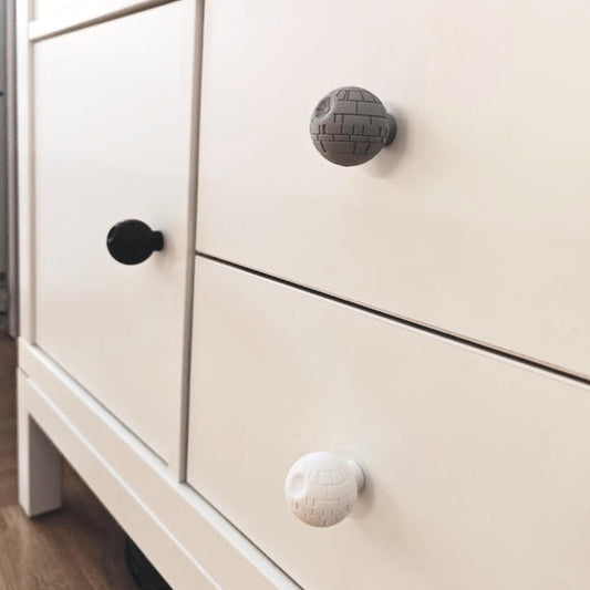 Custom Handles for Drawer or Door, Galactic Empire Handle, Sci-Fi Cabinet Pull, Space Ship Knob, Dark Side Design, 3d print