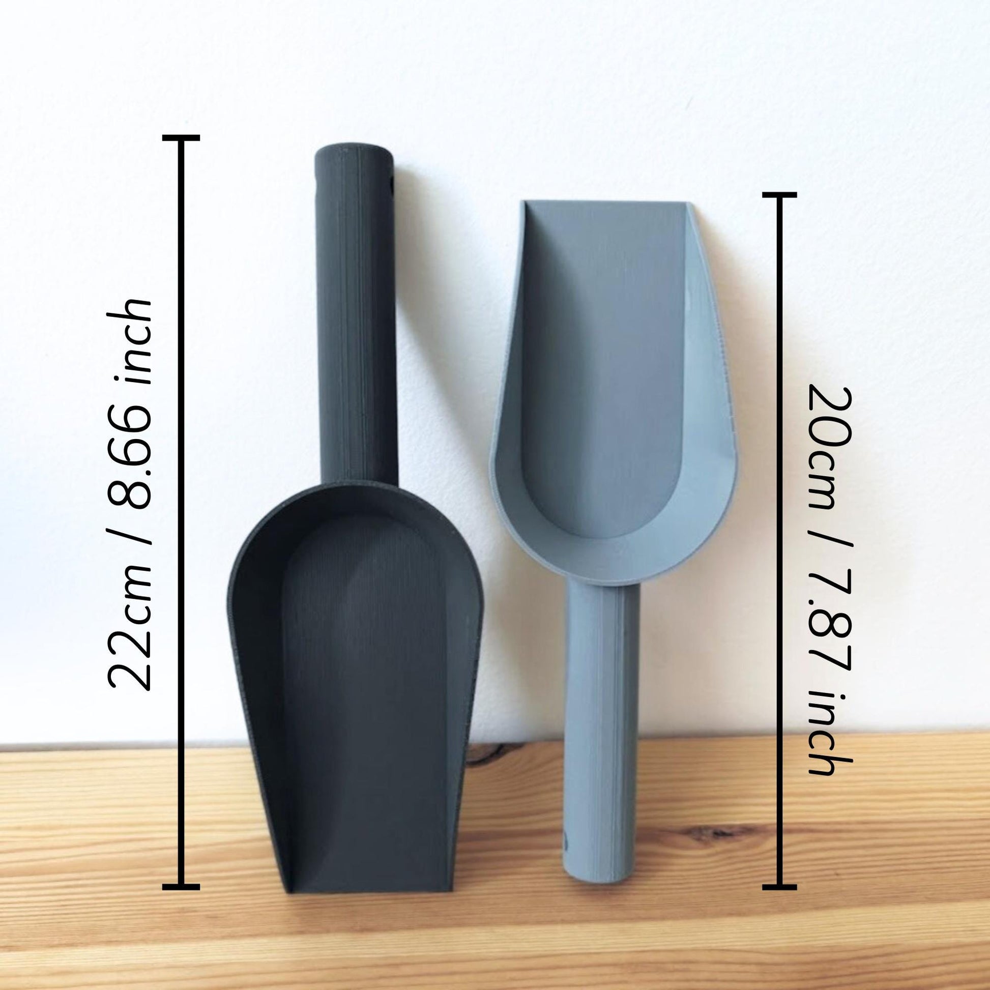 Gardening Shovel, Soil Scoop, Substrate Scoop, Repotting Tools, Garden Scoop, Trowel, Garden Tools in Two Sizes, 3D printed Plant Tools