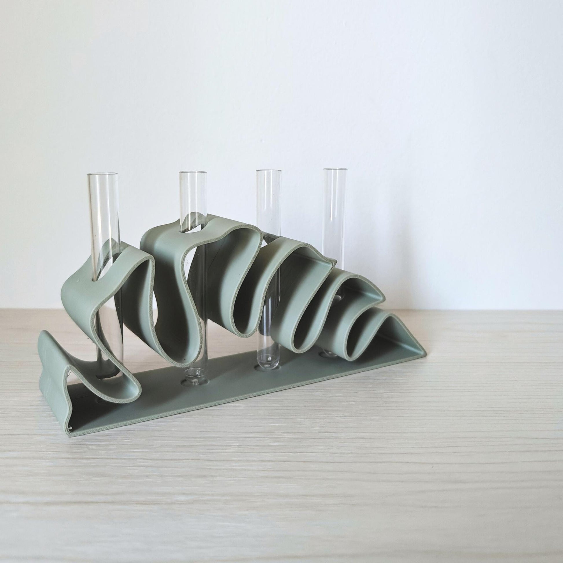 Monstera Leaf Propagation Stand, Hydroponic Test Tube Holder, Rooting Vase with Glass Vials, Cuttings Grow Station, 3D printed organizer