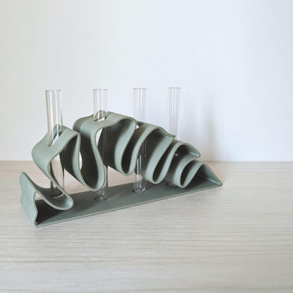 Monstera Leaf Propagation Stand, Hydroponic Test Tube Holder, Rooting Vase with Glass Vials, Cuttings Grow Station, 3D printed organizer