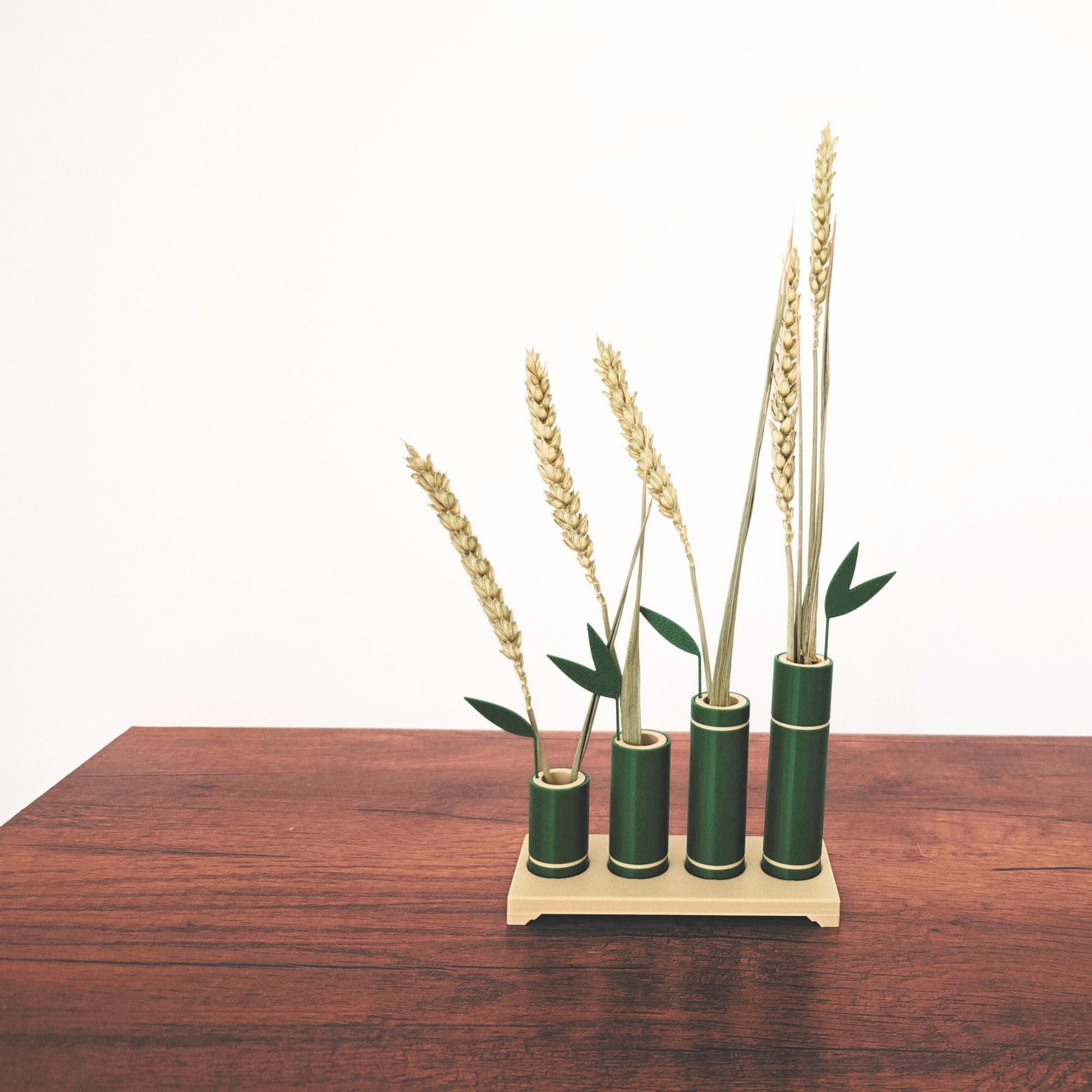 Bamboo Propagation Stand, Hydroponic Test Tube Holder, Rooting Vase with Plastic Vials, Cuttings Grow Station, 3D printed organizer
