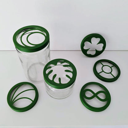 Jar Lid Propagation Topper, Cuttings Holder, Hydro Rooting Station, Water Propagation Helper, Gifts for Plant Lovers, 3d print