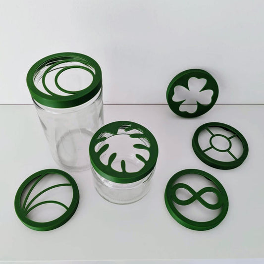 Jar Lid Propagation Topper, Cuttings Holder, Hydro Rooting Station, Water Propagation Helper, Gifts for Plant Lovers, 3d print