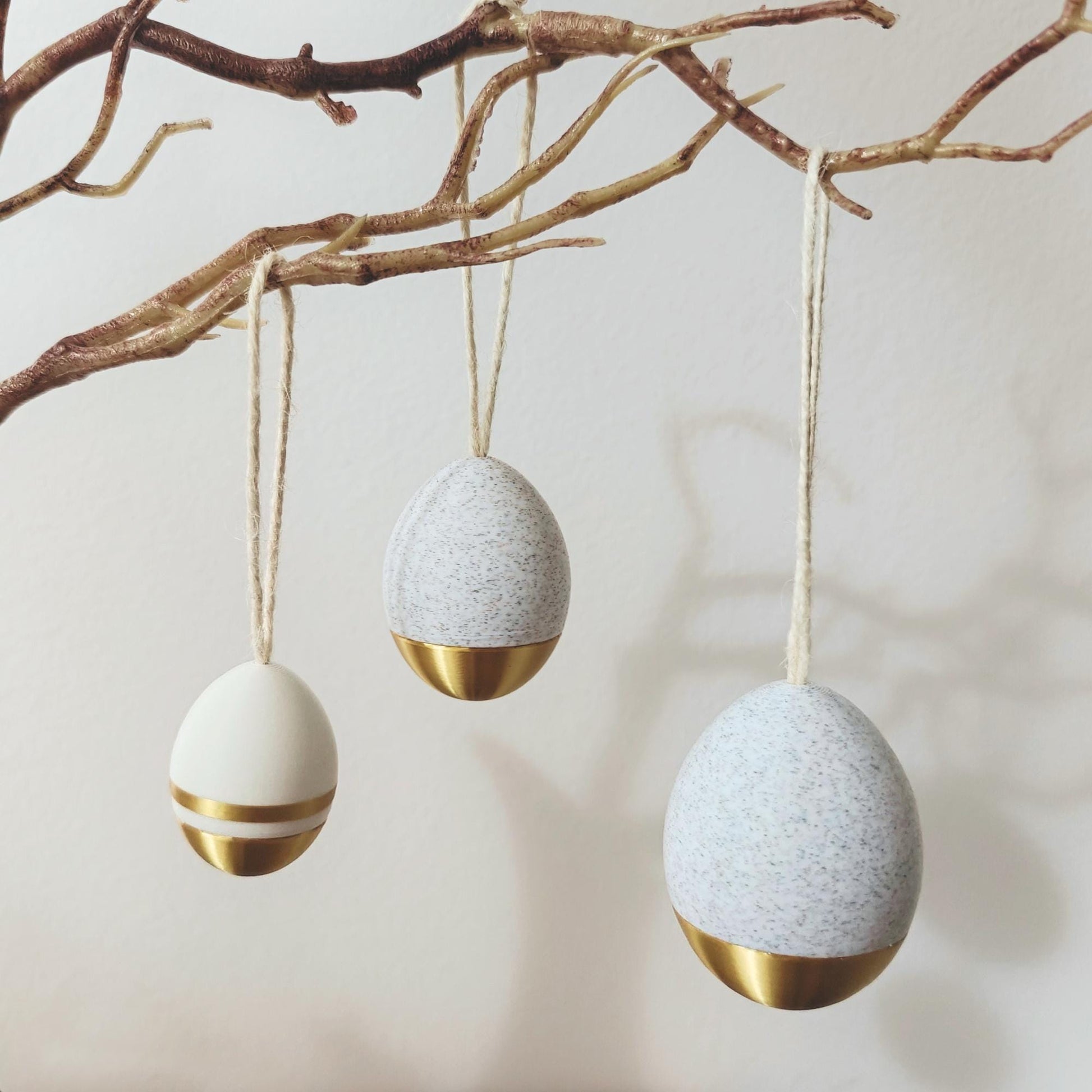 Hanging Easter Eggs, Perfect for Easter Tree Decorating, Gift Hiding, or Small Keepsakes, Spring Home Decor or Gift, 3d print