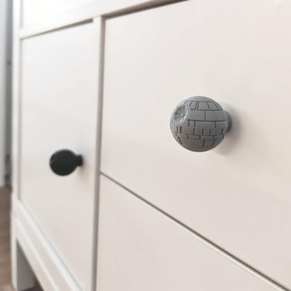 Custom Handles for Drawer or Door, Galactic Empire Handle, Sci-Fi Cabinet Pull, Space Ship Knob, Dark Side Design, 3d print