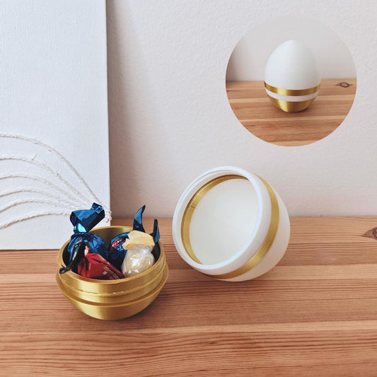 Easter Eggs Container, Gift Box or Small Keepsakes Hiding, Egg with Small Storage, Big Egg Surprise, 3d print