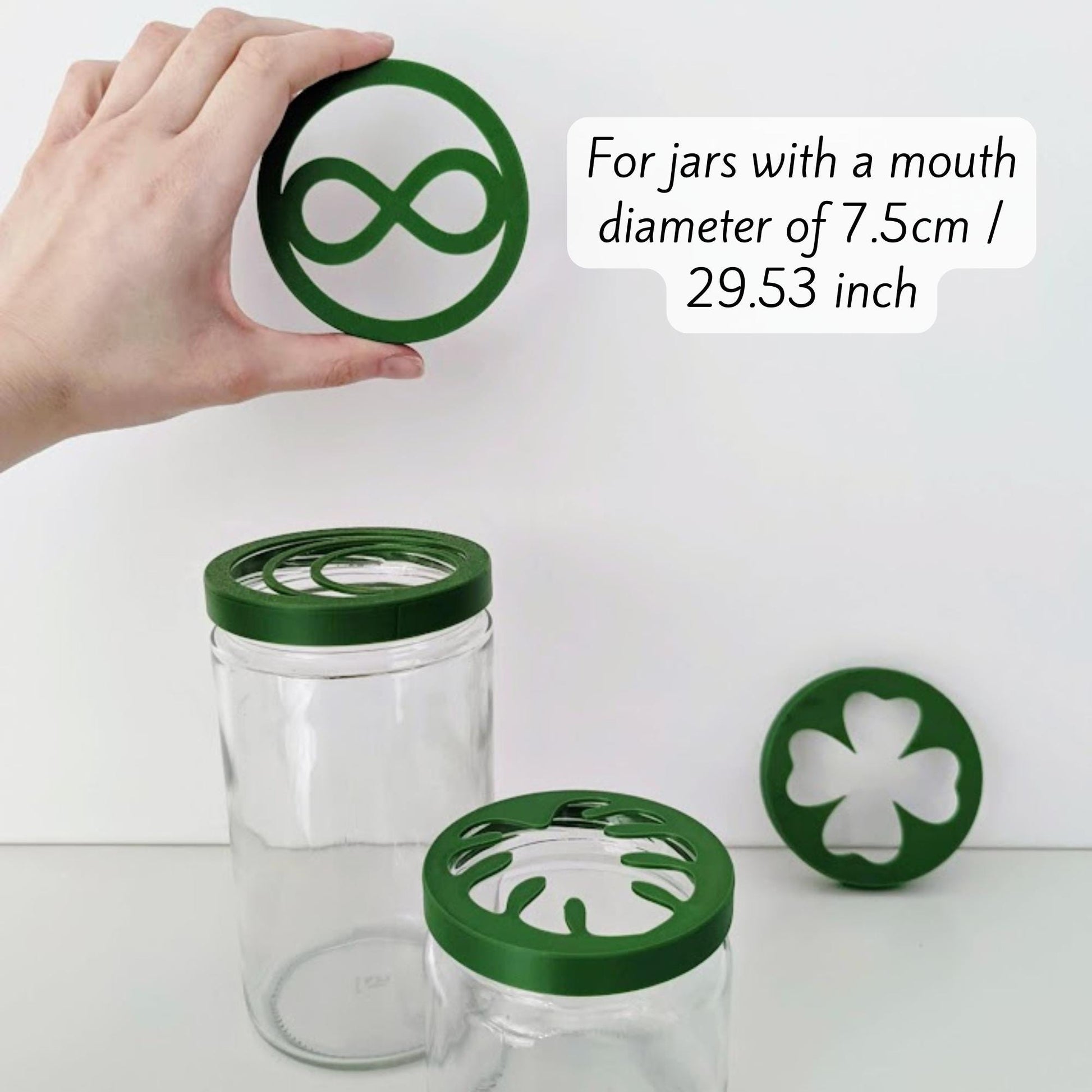 Jar Lid Propagation Topper, Cuttings Holder, Hydro Rooting Station, Water Propagation Helper, Gifts for Plant Lovers, 3d print