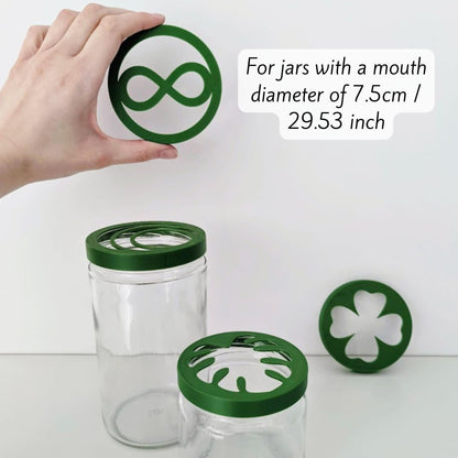 Jar Lid Propagation Topper, Cuttings Holder, Hydro Rooting Station, Water Propagation Helper, Gifts for Plant Lovers, 3d print