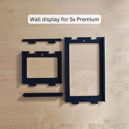 Hot Wheels Premium Wall Mount or Stand, Fits 5, 10, or 20 Premium Cars, Modular & Expandable Organizer