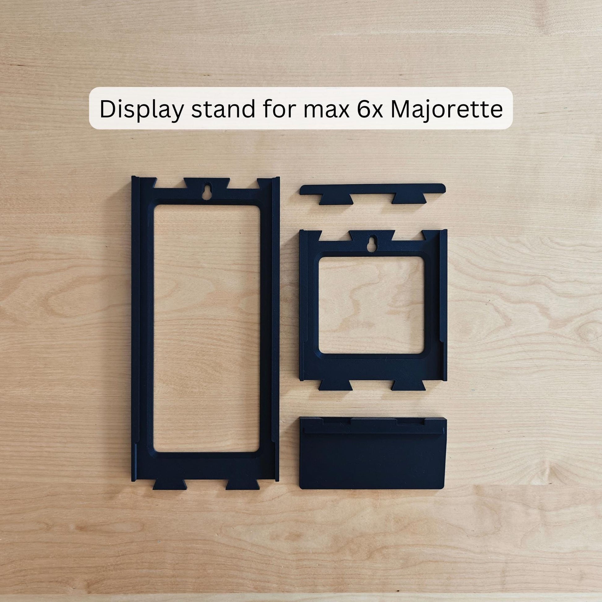 Majorette Wall Mount or Stand, Fits up to 11 Majorette Cars, Modular & Expandable Organizer