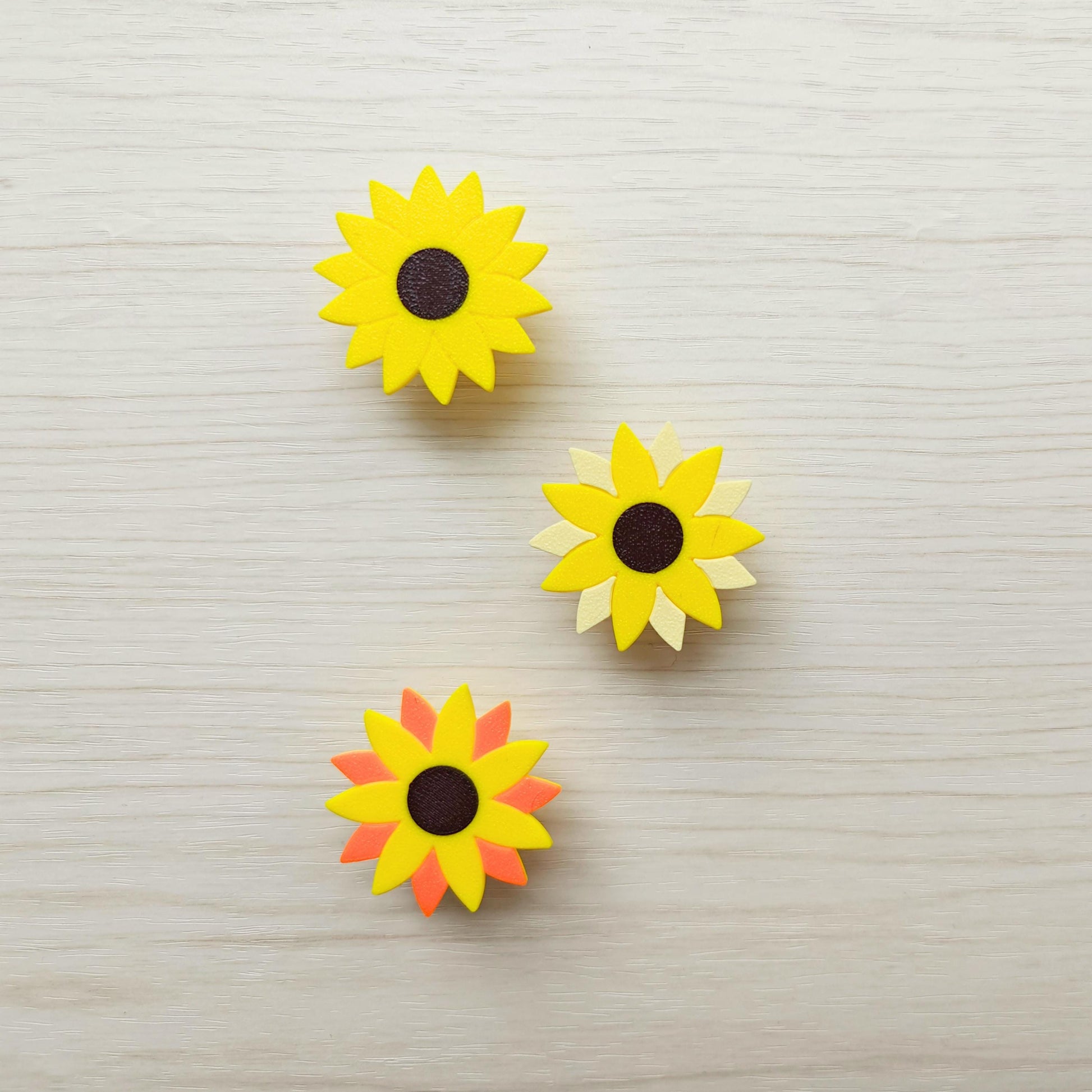 Sunflower Handles for Drawer or Door, Flower Handle, Cabinet Pull, Door knob, Floral Design, 3d print