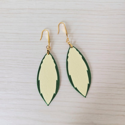 Earrings Hoya, Leaf shaped Jewelry Gift for Plant Lovers, Hoya Curtsii, Finlaysonii, Pot of gold, 3d printed Earrings