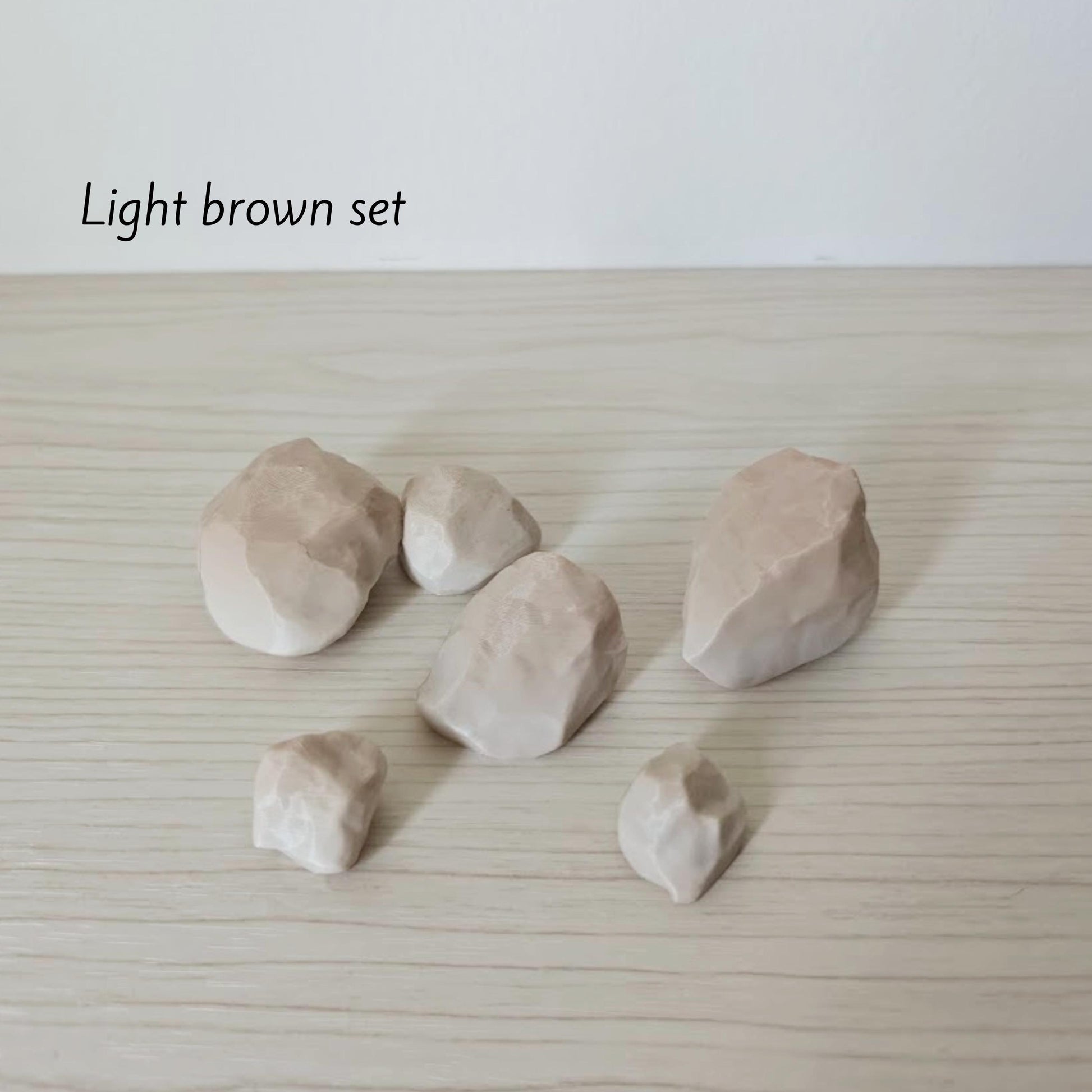 Miniature Rocks for Terrariums, 3D Printed Tiny Stones for Plant Decor & Dioramas
