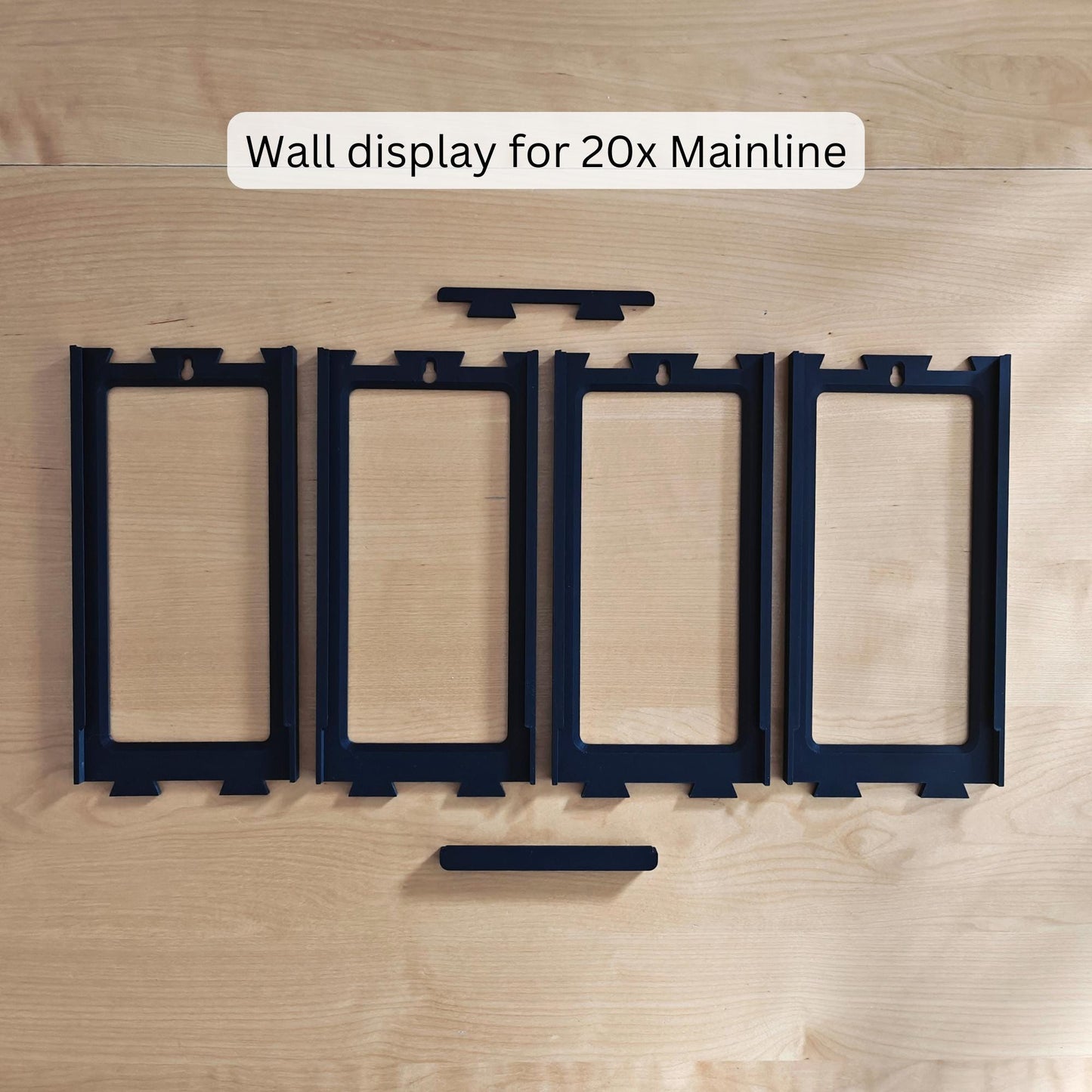 Hot Wheels Mainline Wall Mount or Stand, Fits 5, 10, or 20 Mainline Cars, Modular & Expandable Organizer