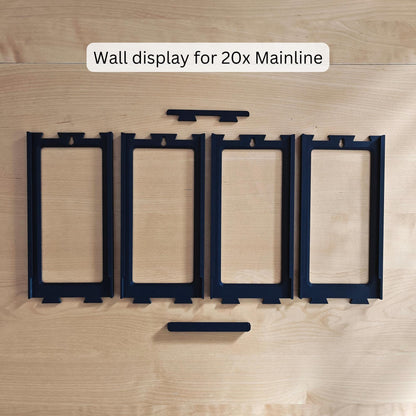 Hot Wheels Mainline Wall Mount or Stand, Fits 5, 10, or 20 Mainline Cars, Modular & Expandable Organizer
