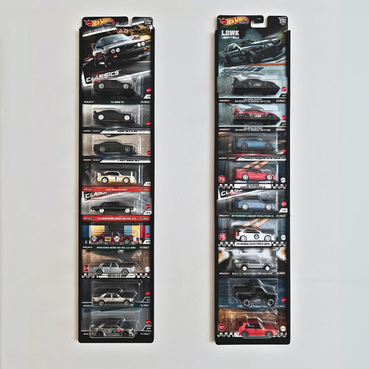 Hot Wheels Premium Wall Mount or Stand, Fits 5, 10, or 20 Premium Cars, Modular & Expandable Organizer