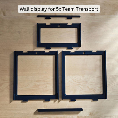 Hot Wheels Team Transport or Track Fleet Wall Mount or Stand, Fits 5, 10, or 20 Cars, Modular & Expandable Organizer