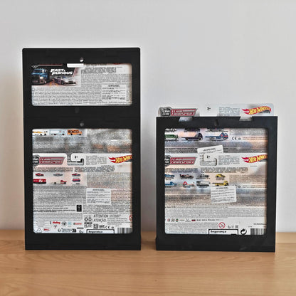 Hot Wheels Team Transport or Track Fleet Wall Mount or Stand, Fits 5, 10, or 20 Cars, Modular & Expandable Organizer
