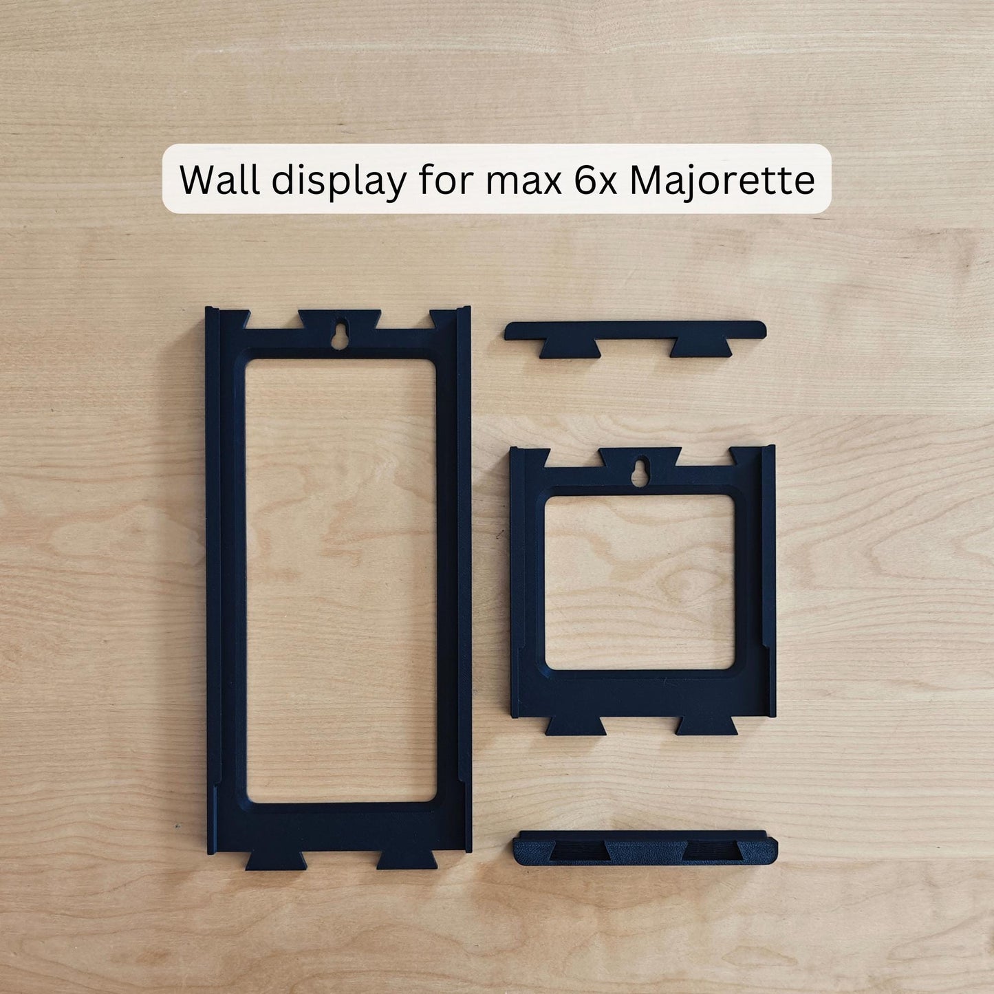 Majorette Wall Mount or Stand, Fits up to 11 Majorette Cars, Modular & Expandable Organizer