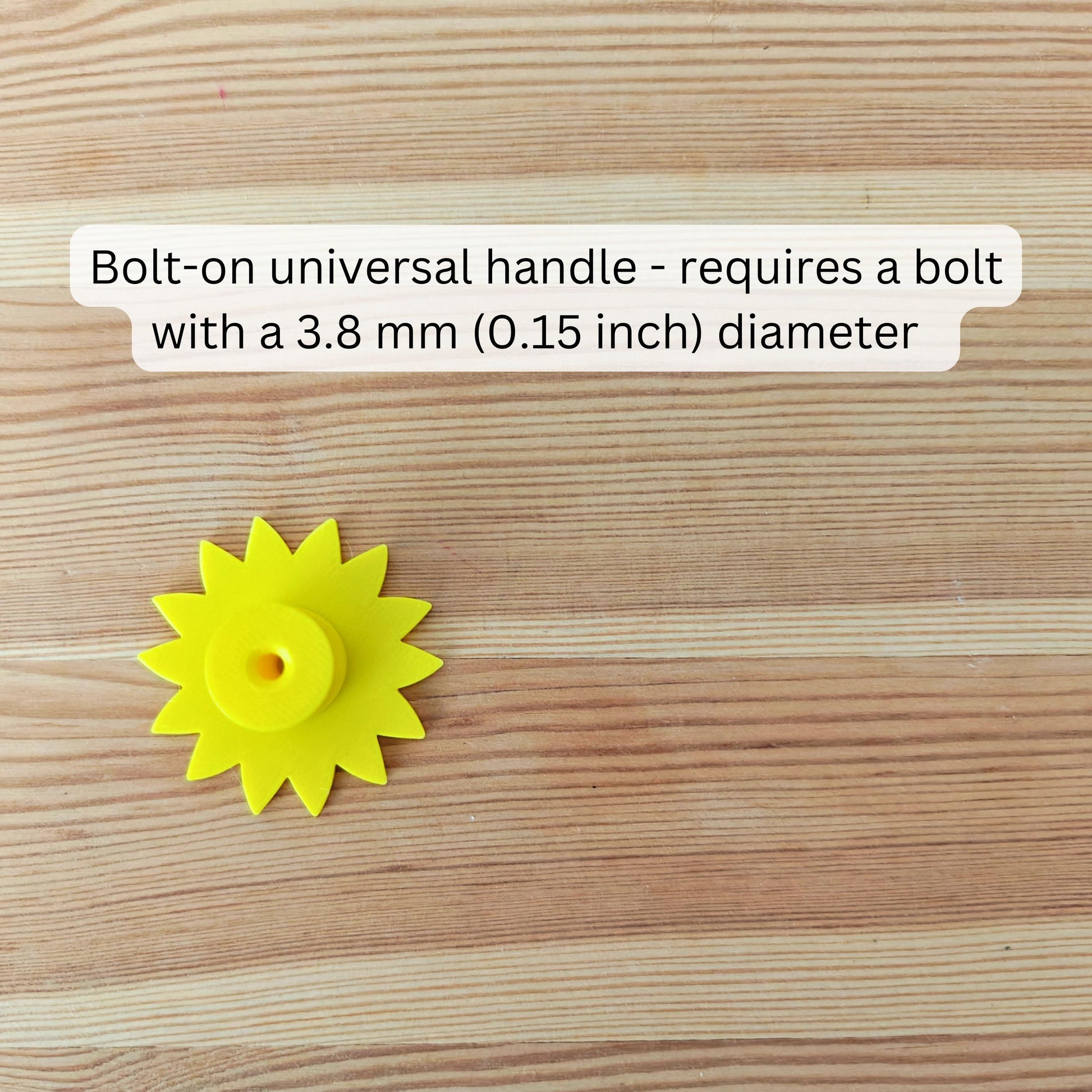 Sunflower Handles for Drawer or Door, Flower Handle, Cabinet Pull, Door knob, Floral Design, 3d print