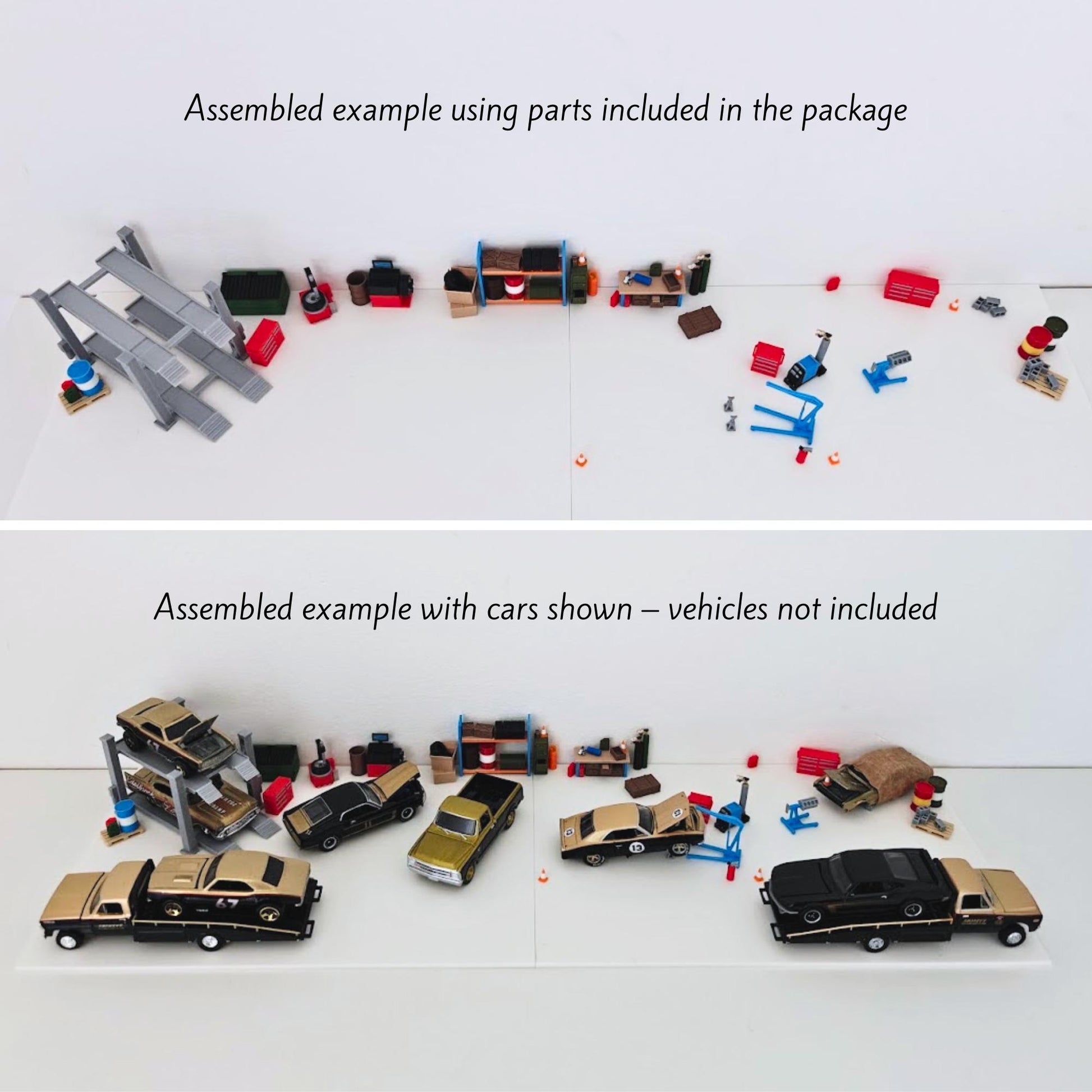 Best Diorama Garage in Town, 1:64 Scale Model Kit, 3D Printed Workshop Scene, Mini Garage for Hot Wheels