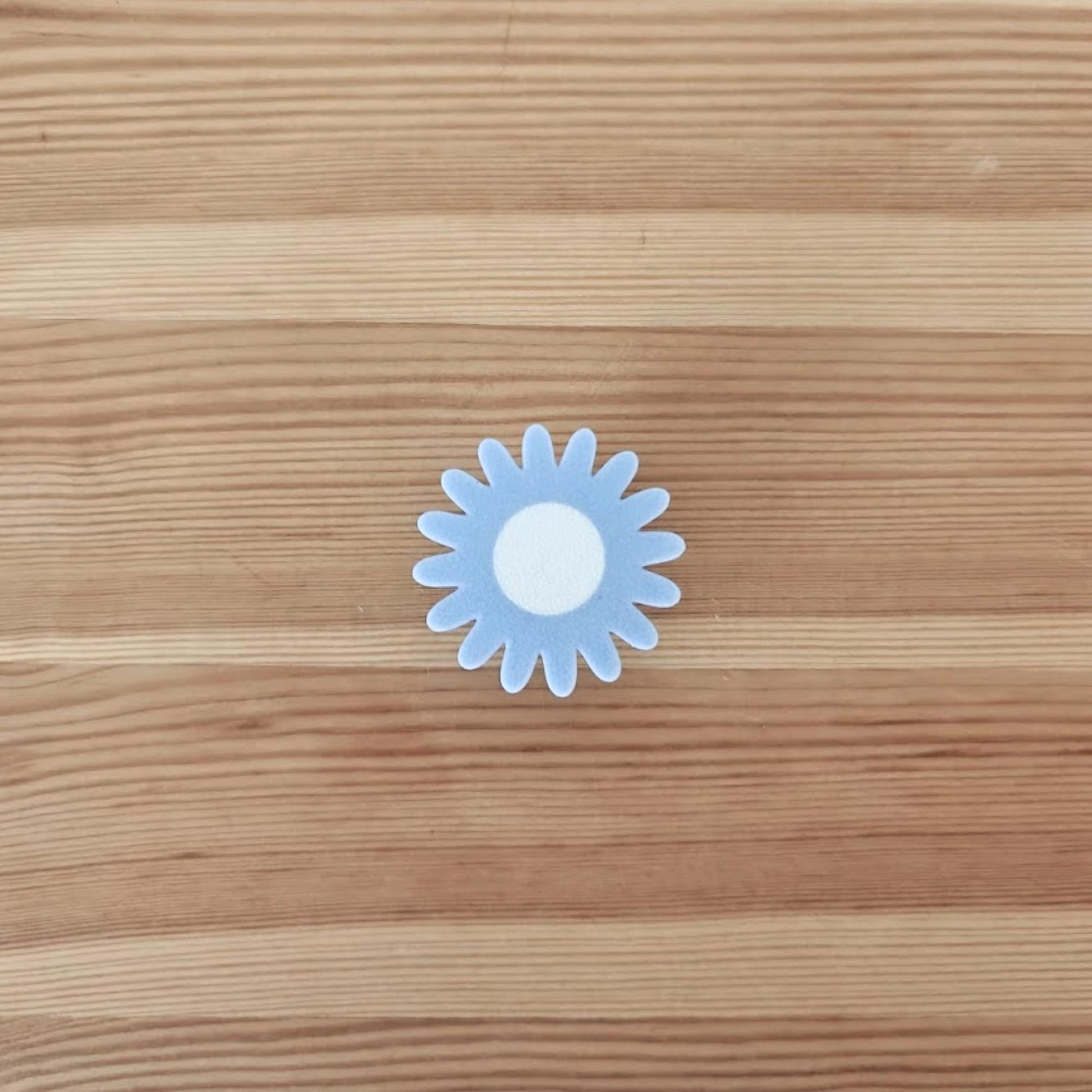Blue Flower Handles for Drawer or Door, Cabinet Pull, Door knob, Floral Design, 3d print