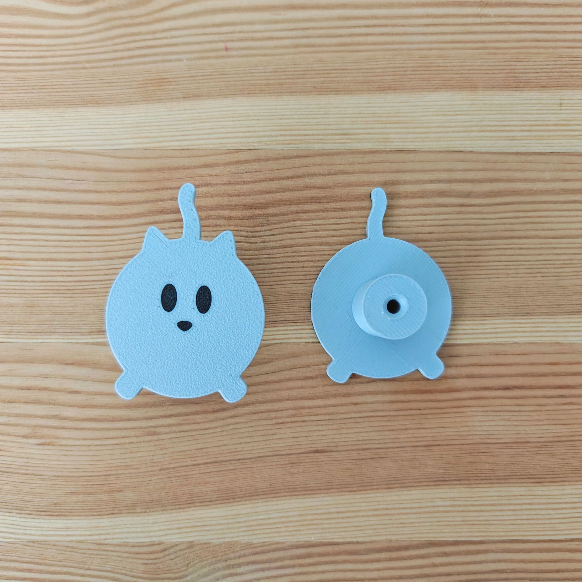 Cat Door Knobs and Drawer Pulls, 3D Printed Cat Face and Cat Butt Handles, Cabinet Hardware for Cat Lovers