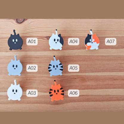 Cat Door Knobs and Drawer Pulls, 3D Printed Cat Face and Cat Butt Handles, Cabinet Hardware for Cat Lovers