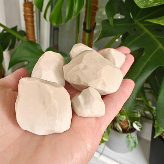 Miniature Rocks for Terrariums, 3D Printed Tiny Stones for Plant Decor & Dioramas