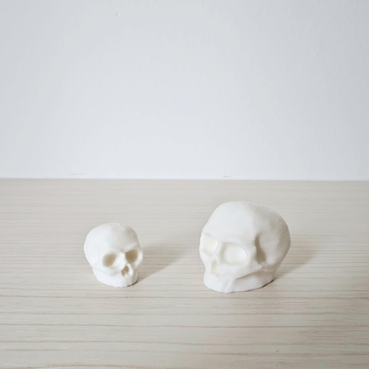 Miniature Skulls for Terrariums, 3D Printed Tiny Skulls for Dioramas and Gothic Decor