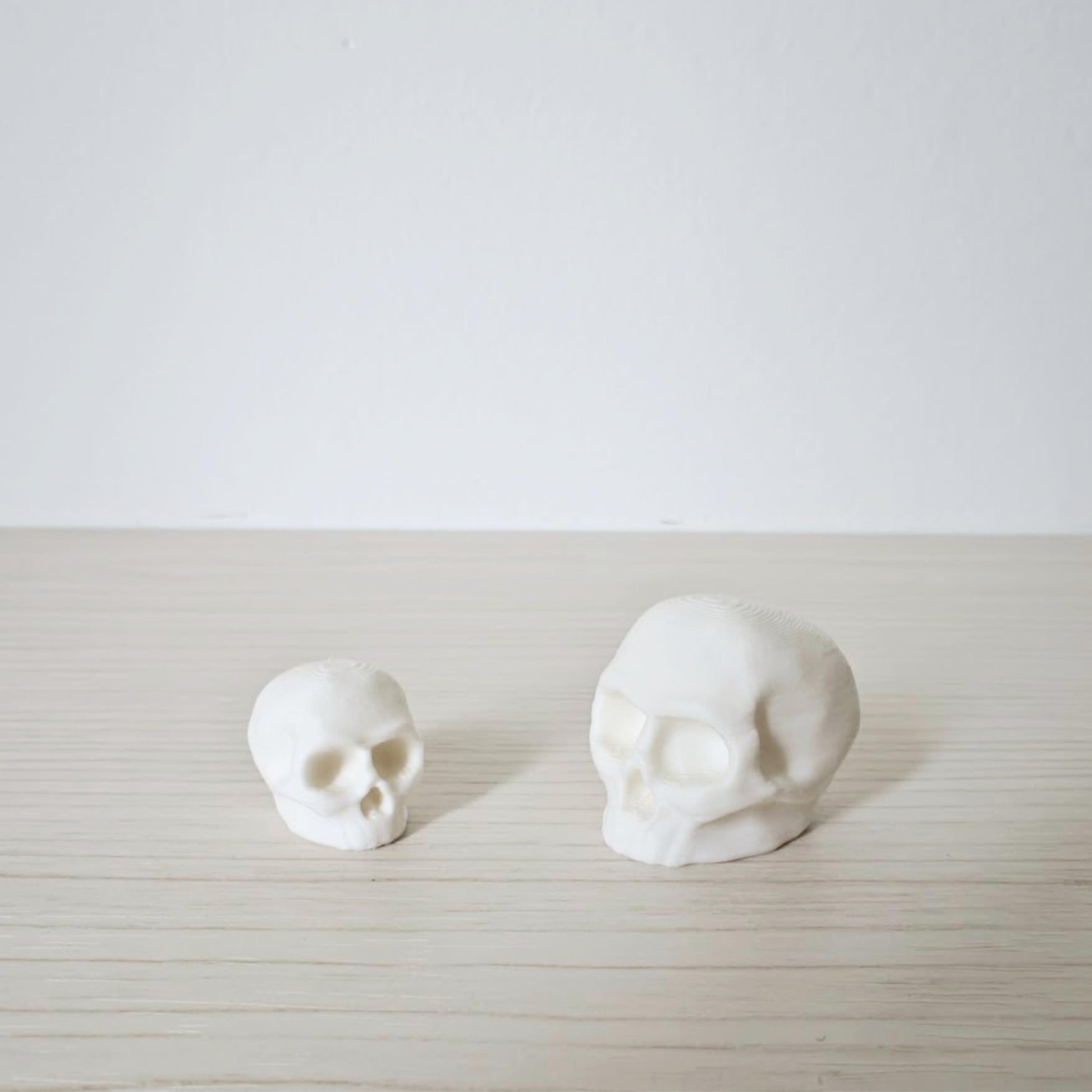 Miniature Skulls for Terrariums, 3D Printed Tiny Skulls for Dioramas and Gothic Decor