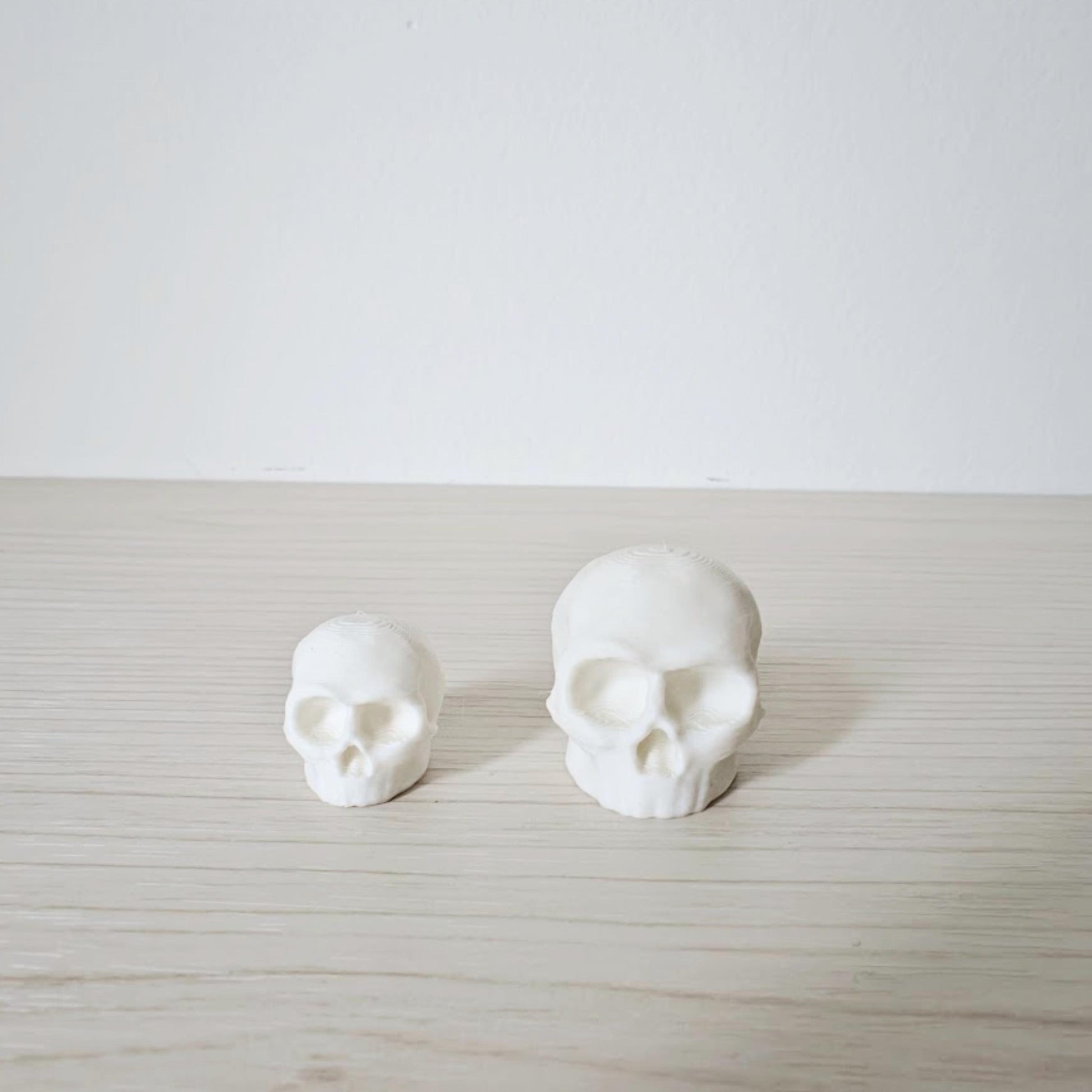 Miniature Skulls for Terrariums, 3D Printed Tiny Skulls for Dioramas and Gothic Decor