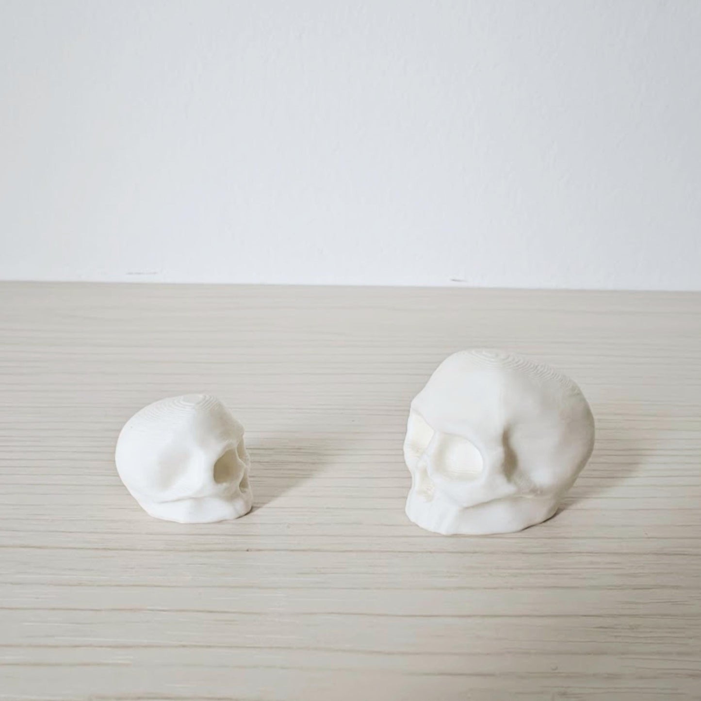 Miniature Skulls for Terrariums, 3D Printed Tiny Skulls for Dioramas and Gothic Decor