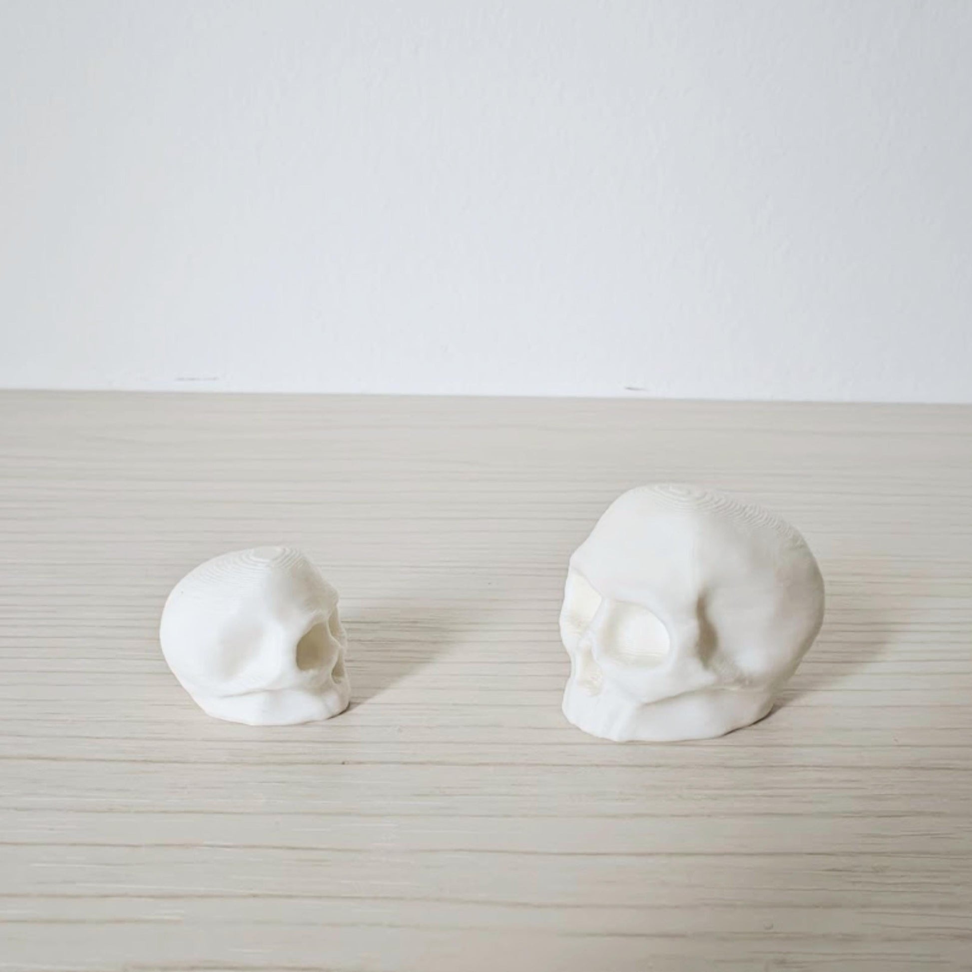 Miniature Skulls for Terrariums, 3D Printed Tiny Skulls for Dioramas and Gothic Decor