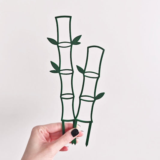 Bamboo Trellis, Decorative Vine Support for Indoor Climbing Plants, 3d Printed Plant Grid
