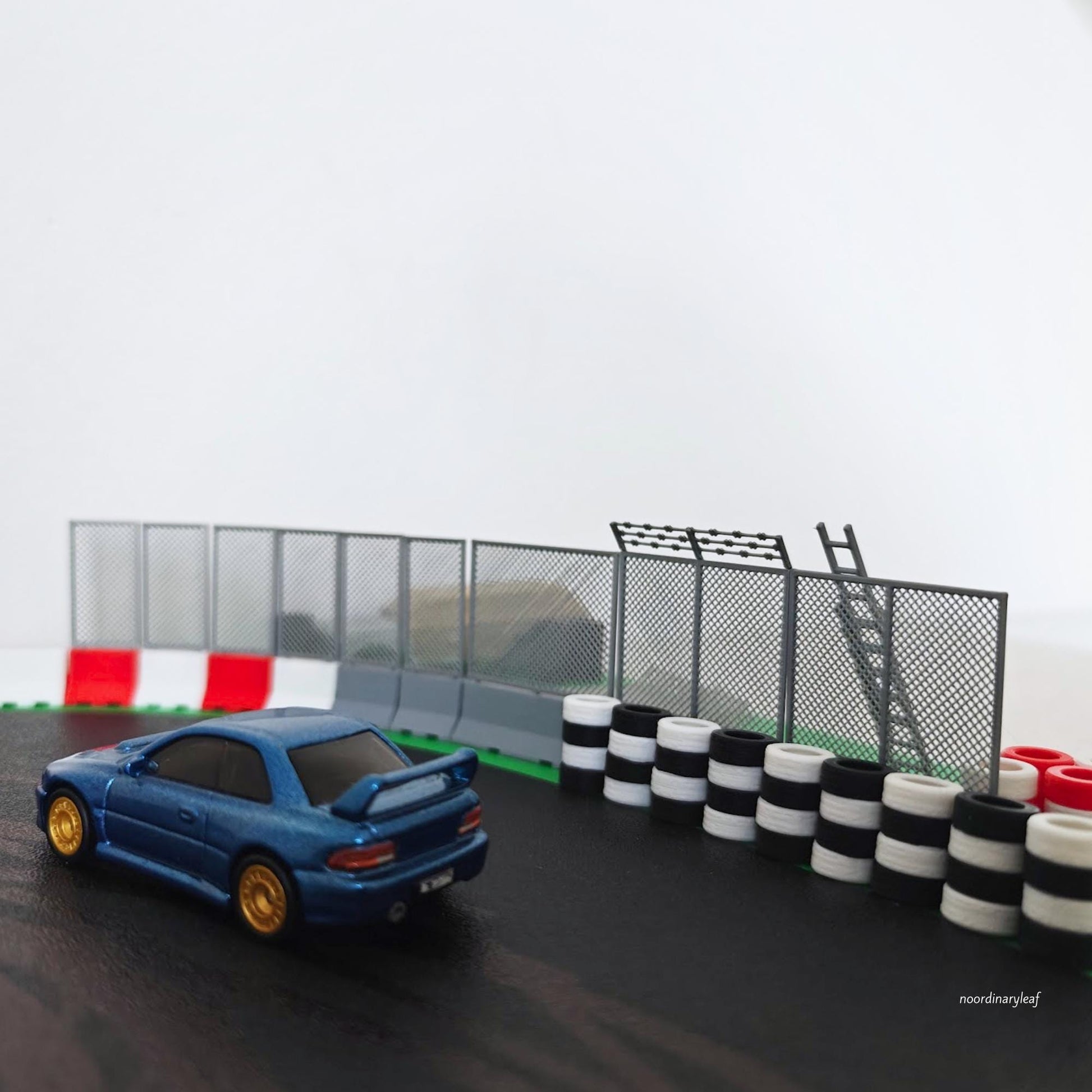 Miniature Tire Stacks, 1:64 Scale Race Track Diorama Props, 3D Printed Mini Displays, Model Scenes, Crafts, Hobby Projects