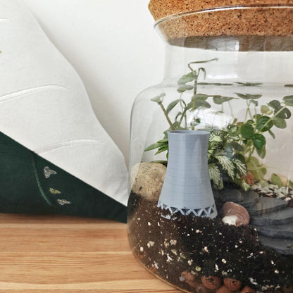 Mini Nuclear Cooling Tower, Terrarium or Diorama Prop, 3D Printed