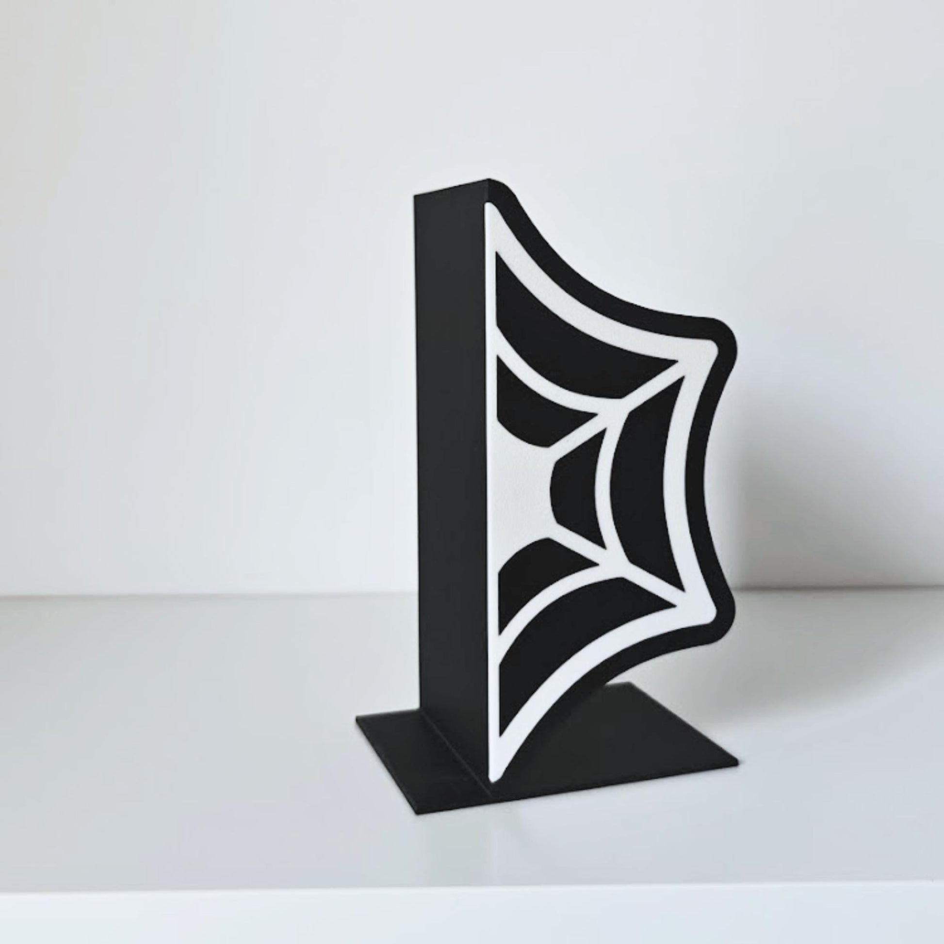 Cobweb Spiderweb Bookends, Gift for Book Lovers, Gothic Home Decor, 3D printed Gift