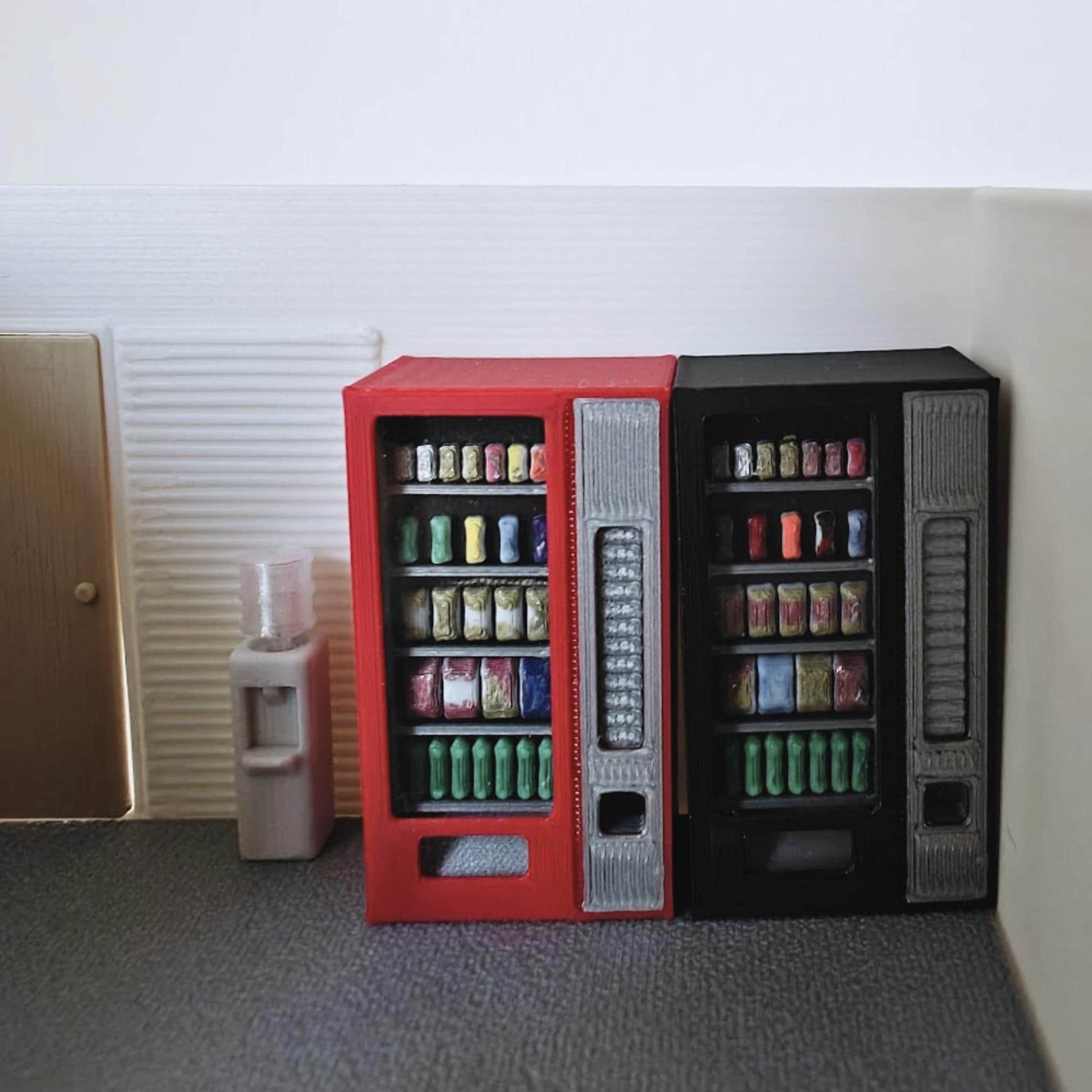 Miniature Office Furniture Set, 1/64 Scale Diorama Accessories for Mini Displays, Model Scenes, Crafts, Hobby Projects, 3D print