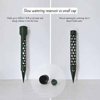 Slow waterin reservoir vs small cap