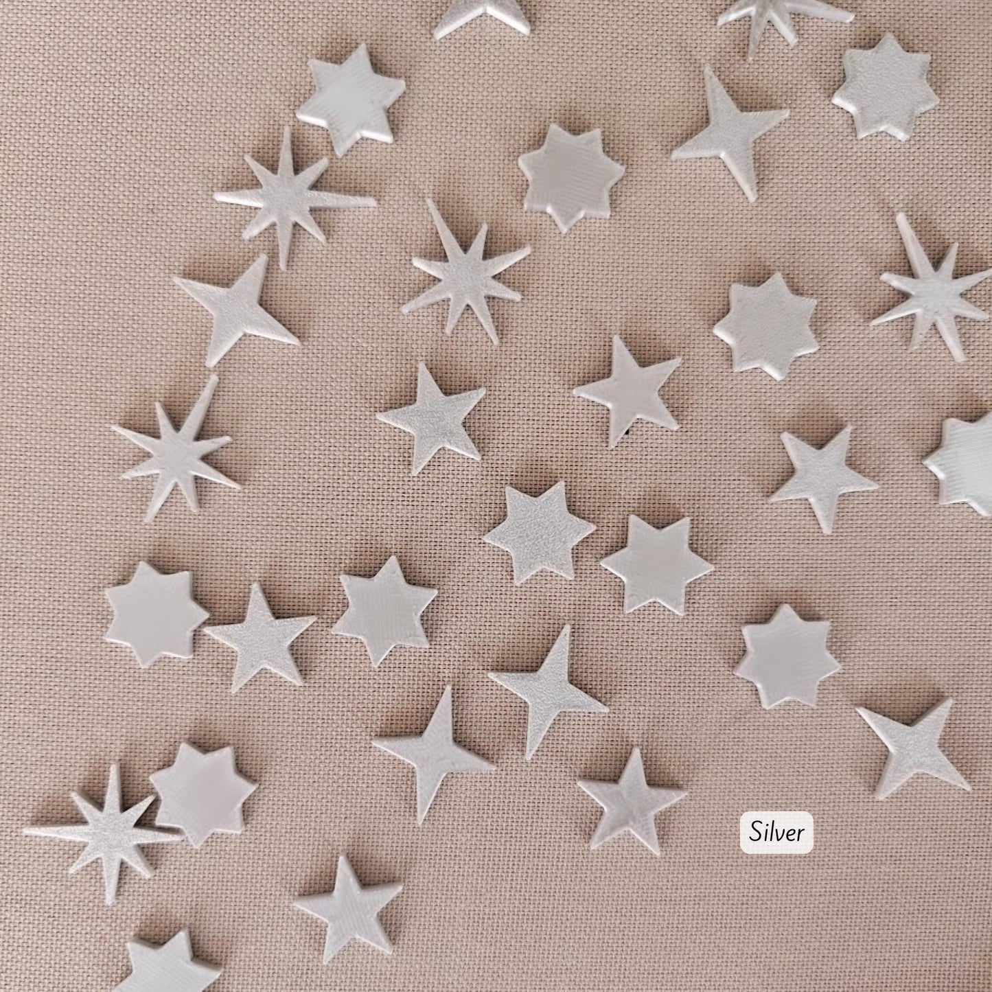 Star Confetti, 5 Shapes, 3D Printed Table Decor, Party Decorations, Holiday Wedding Birthday Scatter, Custom Colors Available, Gift Wrapping